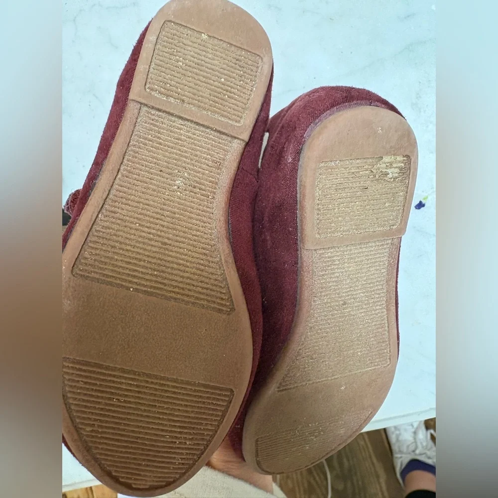 Old Navy Burgundy Mary Jane Dress Shoes for Kids